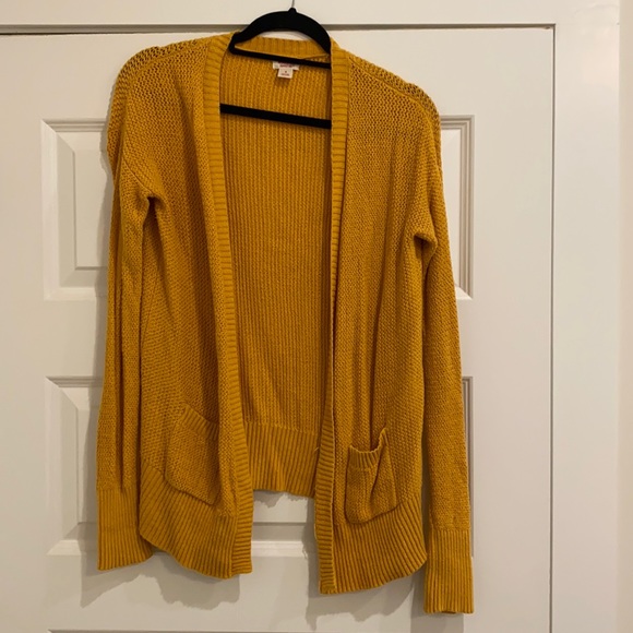 Mossimo Supply Co. Sweaters - Missimo mustard cardigan